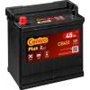 Autobaterie Centra Plus 45AH , 12V 330A ,CB451 , L+ PLUS POL VLEVO