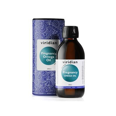 Viridian Nutrition Pregnancy Omega Oil 200ml (Těhotenství,omega 3,6,9)