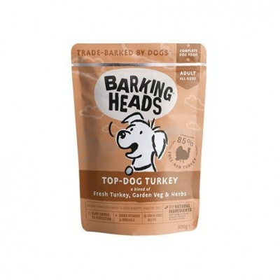 BARKING HEADS Top Dog Turkey kapsička 300g Barking Heads 94650id