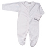 Overal kojenecký na spaní MKcool KO2019 tisk hvězdičky bílý 48 (Overal dlouhý rukáv/nohavice )