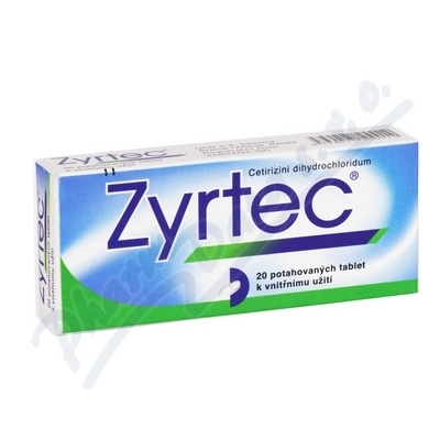 Zyrtec por.tbl.flm. 20 x 10 mg