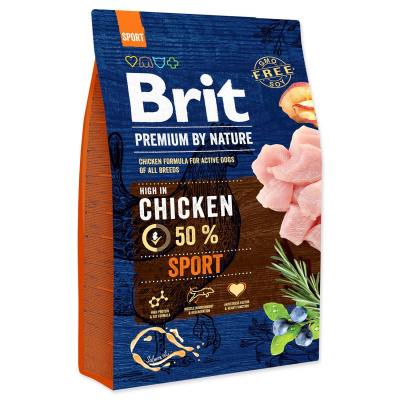 Krmivo Brit Premium by Nature Sport 3kg-KS