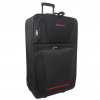 vidaXL Pětidílný set cestovních kufrů černý [90154]