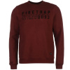 Firetrap Salva Crew Sweater Burgundy XL