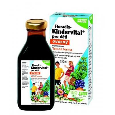 SALUS FLORADIX KINDERVITAL pro děti ovocný, 250ml