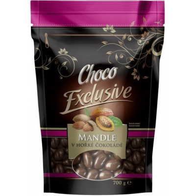 POEX Choco Exclusive Mandle v hořké čokoládě 700g