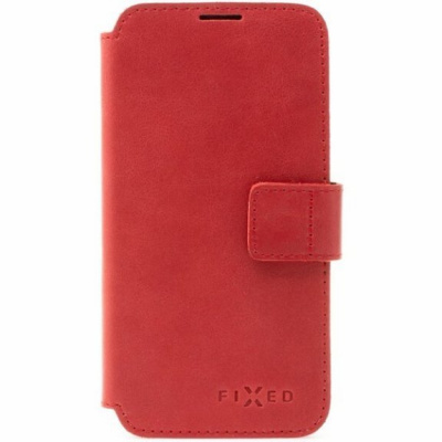 FIXED ProFit kožené flipové pouzdro pro iPhone 13 Pro Max - červené FIXPFIT2-725-RD - možnost vrátit zboží ZDARMA do 30ti dní