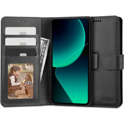 Flipové pouzdro Tech-protect Wallet pro Xiaomi 13T/13T Pro černé