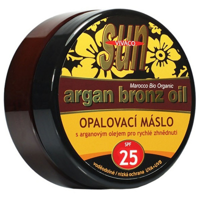 SUN VITAL Opalovací máslo s arganovým olejem OF 25 200 ml