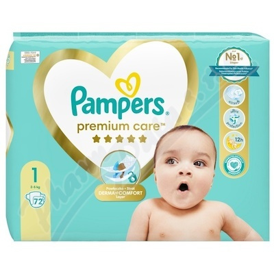 Pampers Premium Care 1 Newborn 72ks
