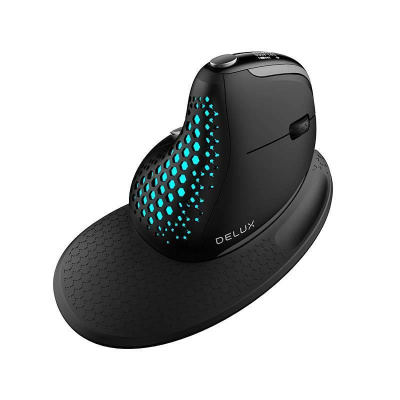 Wireless Ergonomic Mouse Delux M618XSD BT+2.4G RGB