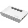 DIGITUS 2-Port USB 2.0 Wireless Multifunction Network Server, 300 Mbps