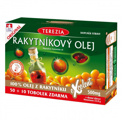Terezia Company Rakytníkový olej 100% 60 kapslí RAKOL201