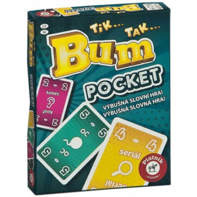 Piatnik Hra TIK TAK BUM Pocket karetní (společenská hra)