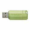 Verbatim USB flash disk, USB 2.0, 64GB, Store,N,Go PinStripe, zelený, 49964, pro archivaci (49964)