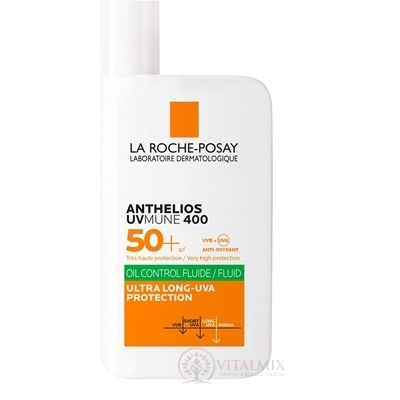 LA ROCHE-POSAY ANTHELIOS UVMUNE 400 SPF50+ FLUID fluid s ochranným faktorem pro citlivou mastnou pleť 50 ml