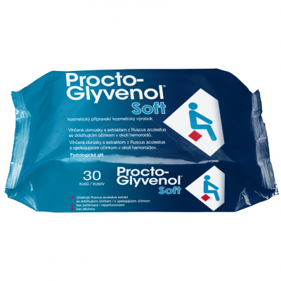 Procto-Glyvenol Soft - vlhčené ubrousky 30ks