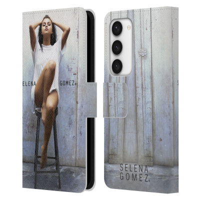 HEAD CASE Pouzdro pro mobil Samsung Galaxy S23 5G - zpěvačka Selena Gomez - Good For You (Otevírací obal, kryt na mobil Samsung Galaxy S23 5G Selena Gomez - foto na židli)