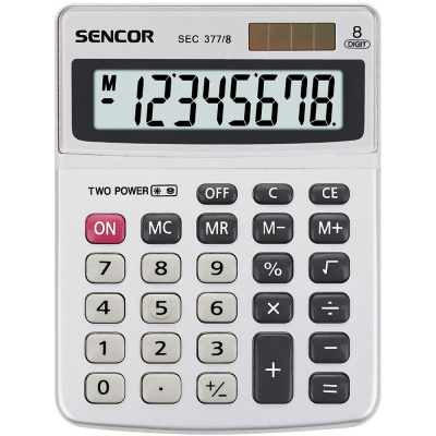 Kalkulačka Sencor SEC 377/8 Dual