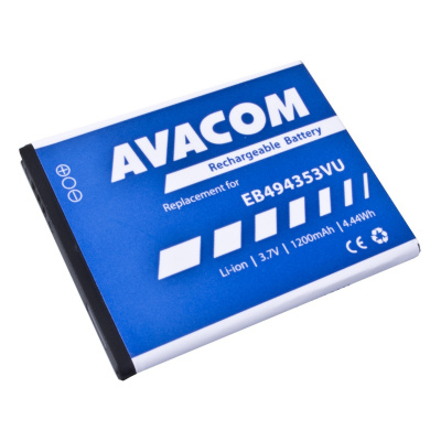 Náhradní baterie AVACOM do mobilu Samsung EB494353VU Li-ion 3,7V 1200mAh pro GT-5570 Galaxy mini GSSA-5570-S1200A