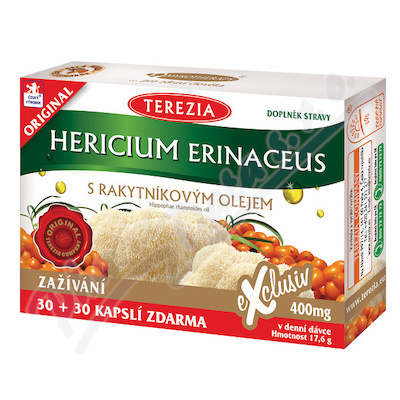 Terezia Company Hericium erinaceus s rakytníkovým olejem 60 kapslí