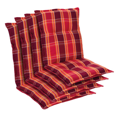Blumfeldt Prato, čalouněná podložka, podložka na židli, podložka na nižší polohovací křeslo, na zahradní židli, polyester, 50 x 100 x 8 cm, 2x čalounění (CPT10_10221409-4_)