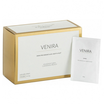 Venira Drink kolagenový nápoj pro krásné vlasy nehty a pleť sáčky 30 x 6,3 g