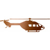 SAMOLEPKA Vrtulník 001 pravá helikoptéra (44 - měděná metalíza) NA AUTO, NÁLEPKA, FÓLIE, POLEP, TUNING, VÝROBA, TISK, ALZA