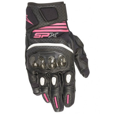 rukavice STELLA SP X AIR CARBON 2, ALPINESTARS (černá/fialová) M121-88