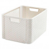 Curver Box úložný RATTAN 43,6x33x23cm (L), STYLE2, PH KRÉM