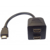 PremiumCord Adapter HDMI rozdvojka M - 2xF, kphdma-6