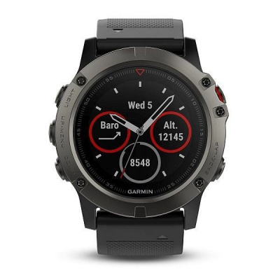 Garmin Fenix 5X Sapphire - šedá, 010-01733-00