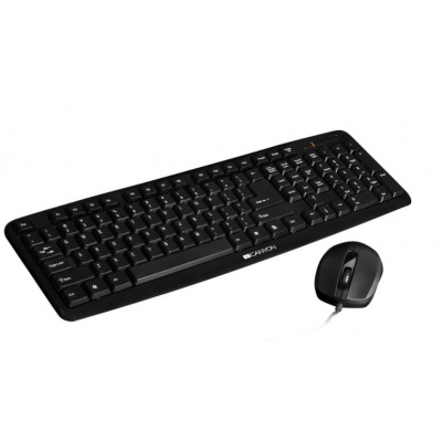 CANYON Multimedia wired keyboard, 105 keys, slim and brushed finish design, white backlight, chocolate key caps, HUNGARY (CNS-HKB2-HU)