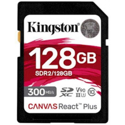 Kingston Canvas React Plus Secure Digital (SDXC), 128GB (SDR2/128GB)