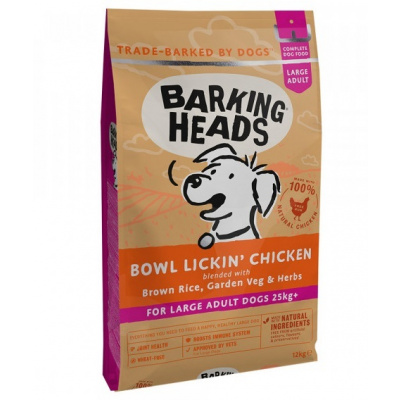 2ks BARKING HEADS Bowl Lickin’ Chicken (Large Breed) 12kg