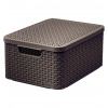 Curver úložný box RATTAN Style2 M - hnědý 03618-210