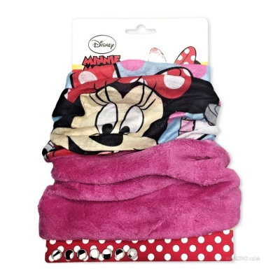Setino · Dětský / dívčí nákrčník / multifunkční šátek Minnie Mouse - Disney Růžová