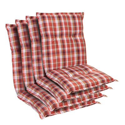 Blumfeldt Prato, čalouněná podložka, podložka na židli, podložka na nižší polohovací křeslo, na zahradní židli, polyester, 50 x 100 x 8 cm (CPT10_10231697-4_)