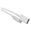 EMOS Kabel USB 3.0 A/F - C/M OTG 15cm bílý 2335076012