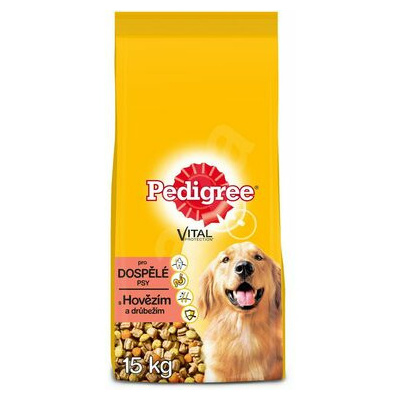 Pedigree Vital Protection granule s Hovězím a drůbežím 15 kg