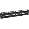 Solarix Patch panel 48 x RJ45 CAT5E UTP 150 MHz černý 2U SX48-5E-UTP-BK