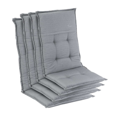 Blumfeldt Coburg, polstr, čalounění na židli, vysoké opěradlo, zahradní židle, polyester, 53 x 117 x 9 cm, 4 x čalounění (CPT10_New_30)