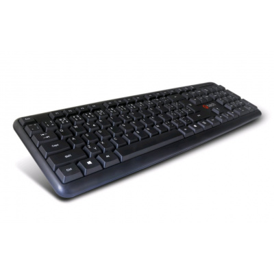 C-TECH KB-102/Drátová USB/CZSK-Layout/Černá KB-102-U-BL