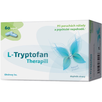 Brainway L-Tryptofan Therapill kapsle pro duševní pohodu 60 cps