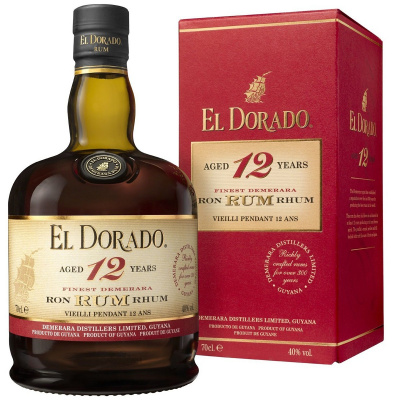 El Dorado 12y 0,7 l 40% (karton)