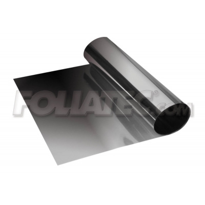 Metalizovaný přechodový stínící pruh na přední okno Foliatec 15x152cm černý transparentní