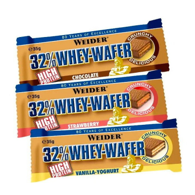 Weider 32% Whey Wafer 35 g stracciatella