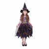 Dětský kostým 212107 čarodějnice barevná (M) e-obal (věk 6+)