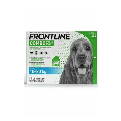 FRONTLINE COMBO spot-on pro psy M (10-20kg)-3x1,34ml