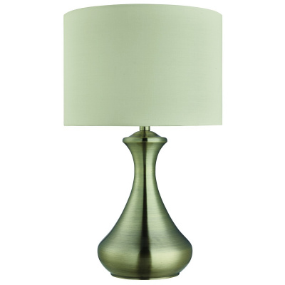 Searchlight Searchlight EU2750AB ANTIQUE BRASS TOUCH LAMP, Stolní svítidlo